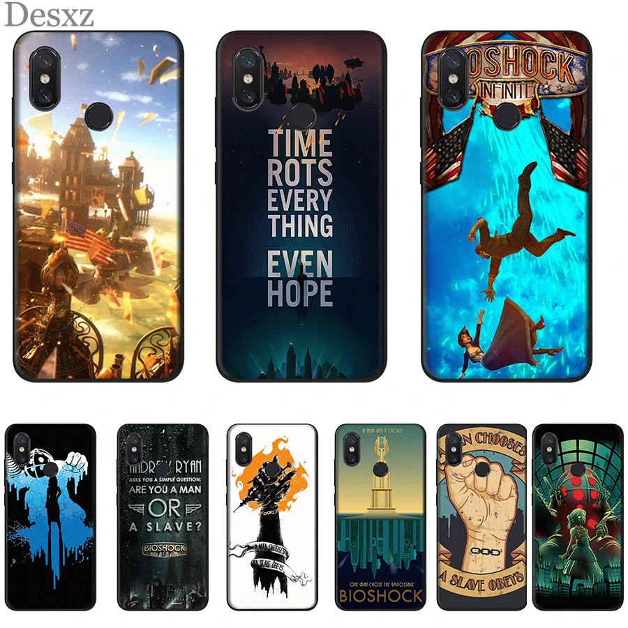 

Mobile Phone Case For Xiaomi Redmi Note 5A Prime 4 4X 5 6 7 Pro Cover Bioshock