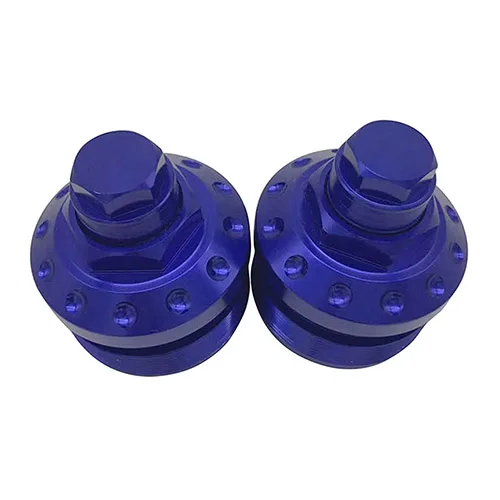 R15 V3 Blue CNC YZF-R15 аксессуары для мотоциклов для Yamaha YZF R15 V1 V2 V3 передний амортизатор с крышкой для винта преднатяжные регуляторы вилки болты - Цвет: R15 V3 Blue