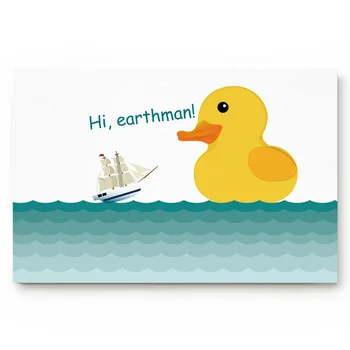 

Cartoon Duck Bath Rugs Non-Slip Doormat Door Mat Bathroom Accessories