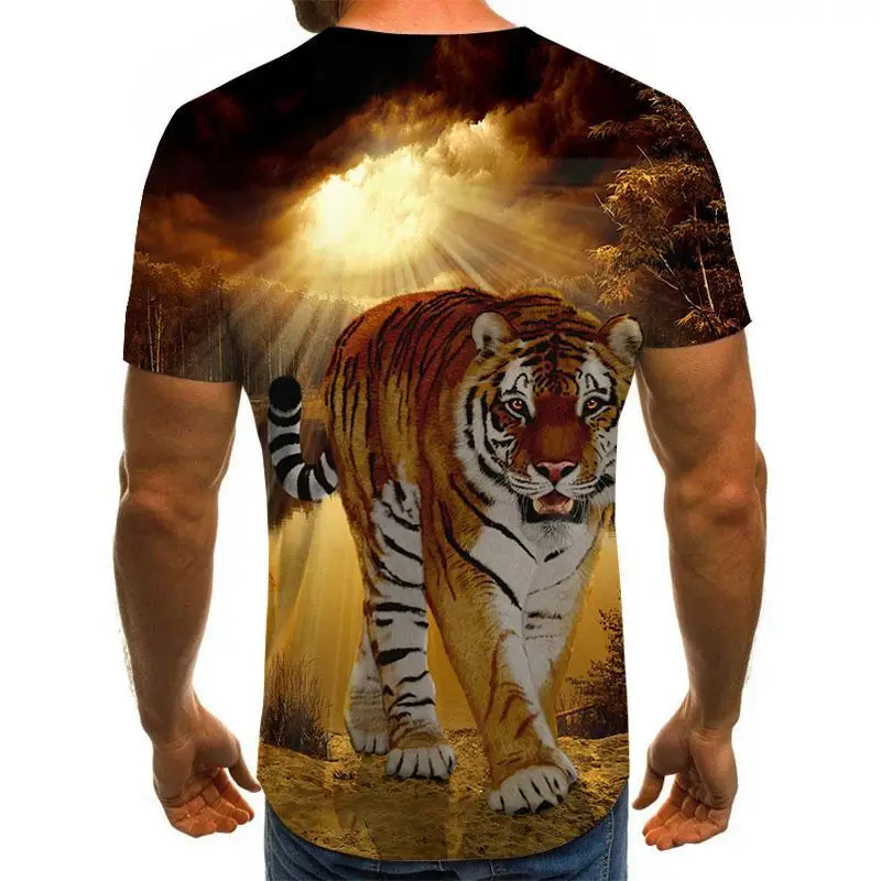 2021 summer new style 3D printing birds men's and women's casual T-shirt fashion trend young handsome T-shirt top 2021 summer new style 3D printing birds men's and women's casual T-shirt fashion trend young handsome T-shirt top