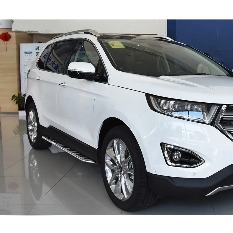 Алюминиевый Новый Стиль fit Ford EDGE 2015 2016 2017 2018 2019 Беговая доска боковая ступенчатая