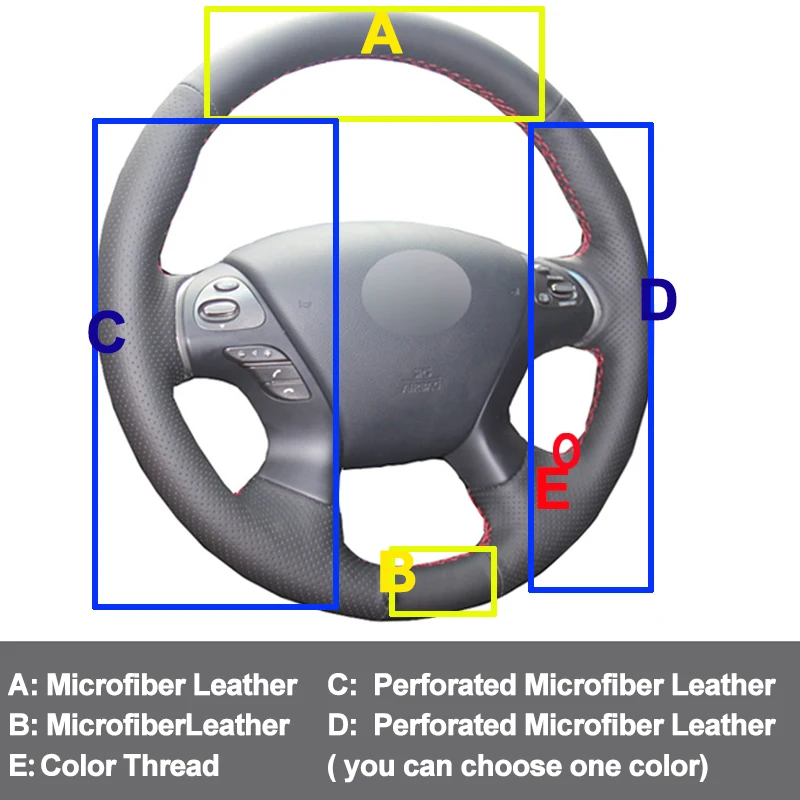 Авто рулевое колесо Крышка для Infiniti JX35 м M25 M35 M37 M56 2011-2013 Q70 QX60- Nissan Murano Pathfinder
