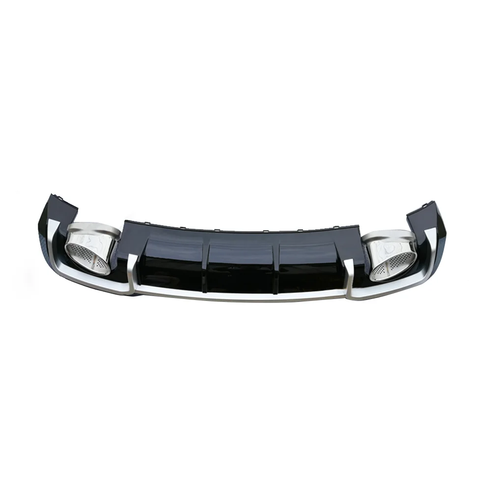 Gloss black 2 For Audi A3 Sline Hatchback 4 Door Car Rear Bumnper Diffuser Lip Spoiler- Rear Diffuser Lip Spoiler PP - Цвет: Gloss black 2