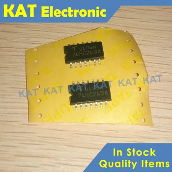 

5PCS/Lot TC74HC243AF 74HC243A SOP-14 IC HC/UH SERIES, 4-BIT TRANSCEIVER, TRUE OUTPUT Bus Driver/Transceiver
