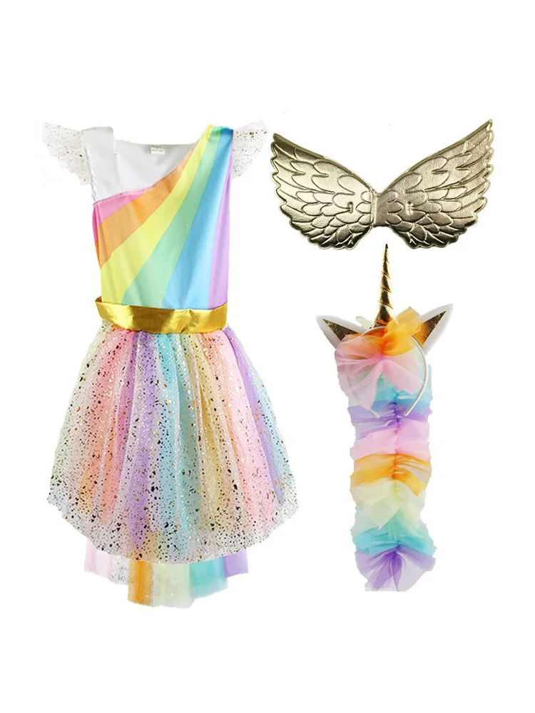 Girl-Unicorn-Dress-Up-Kids-Summer-Rainbow-Sequin-Party-Tutu-Dress-1000-4