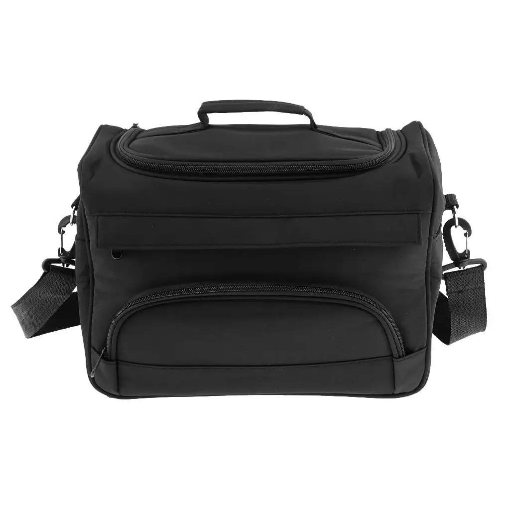 Hairdressing Tools Bag, Black Travel Hair Styling Tool Scissors Clipper