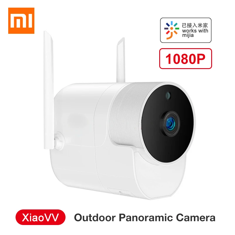 Xiaomi Mijia Xiaovv открытый Панорамный камеры безопасности беспроводной Wi-Fi высокой четкости ночного видения работать с Mijia APP