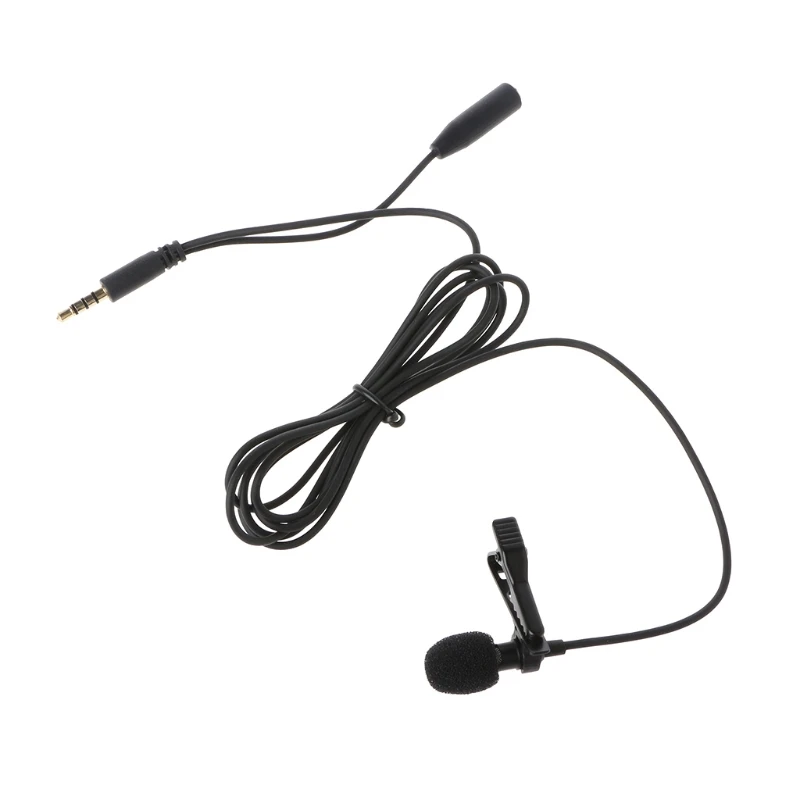 Петличный клип на лацкане Hands-Free микрофон для ПК ноутбук планшет сотовый телефон 634A