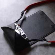 DSLR водонепроницаемая кожаная сумка для фотоаппарата складной чехол для Fuji Fujifilm X100F X100T X100S X100 LX100M2 Dlux7