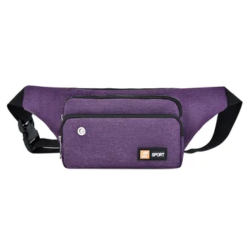 

2020 Fashion Outdoor Anti-theft Stealth Passport Bag Oxford Multi-function Certificate Package Solid Color Shoulder Bag