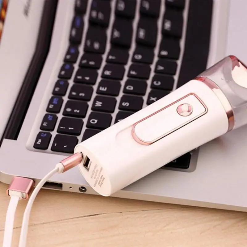 ALLOET Портативный USB нано распылитель тумана небулайзер для лица увлажнение парохода уход за кожей мини 30 мл спрей для лица косметические инструменты