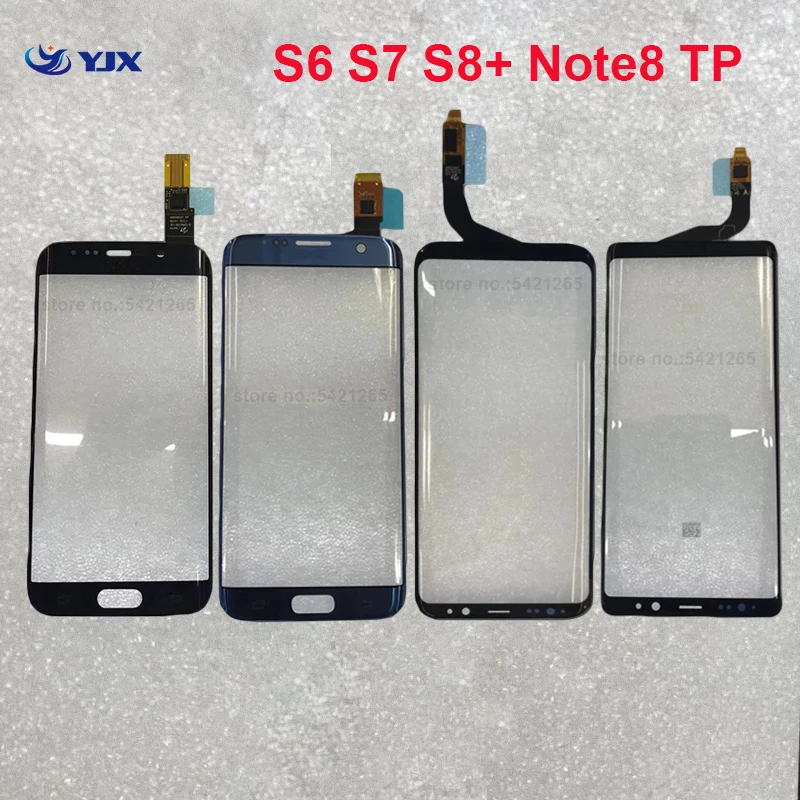 ЖК сенсорный экран дигитайзер для samsung galaxy s6 s7 s8 s9 N8 plus дисплей edge TP Внешний