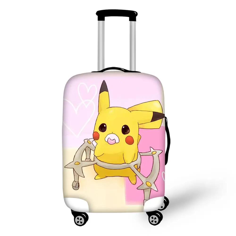 CDWX4449LMS HaoYun эластичный чехол для чемодана защитный дизайн Pokemon Пыленепроницаемый Чехол для багажа каваи Пикачу защитные аксессуары для багажа - Цвет: CDWX4449LMS