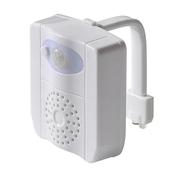 

16 RGB Colors Night Lights Portable Sensor Motion Decorations Led Automatic Toilet Lamp Home Convenient UV Disinfection Bathroom