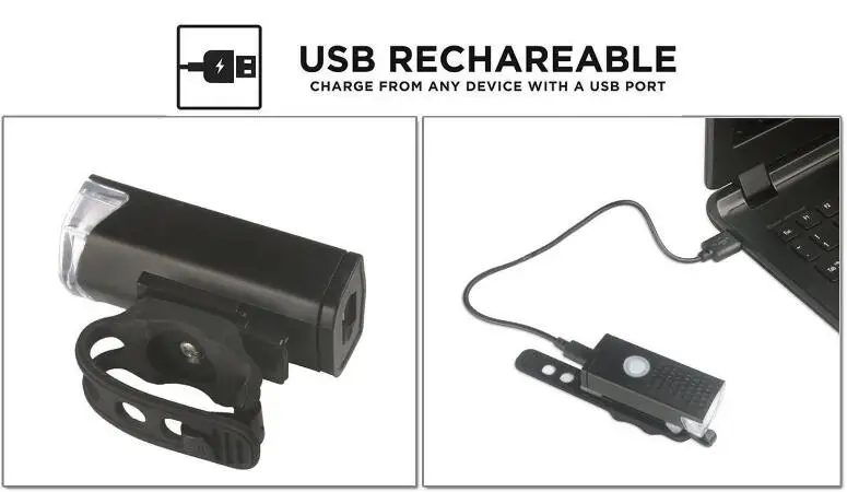 Велосипедный светильник, USB, перезаряжаемый, регулируемый, велосипедный, вспышка, светильник, 300 люменов, передний, велосипедный, головной светильник, Аксессуары для велосипеда
