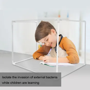 

DIY Sneeze Guard Shield Desk Partition Baffle Screen Anti-spray Transparent Isolation Board Protect Dividers safe secure