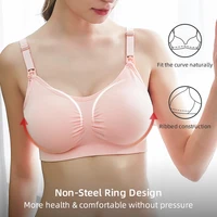 High Quality Plus Size Nursing Bra Breathable Women Breastfeeding Underwear Seamless Maternity Bra Push Up 3