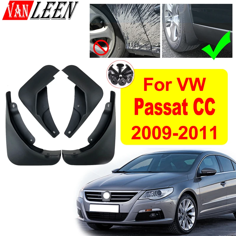 

4pcs For Volkswagen VW Passat CC 2009 2010 2011 Car Front Rear Fender Mud Flaps Guard Splash Mudguard Accessories
