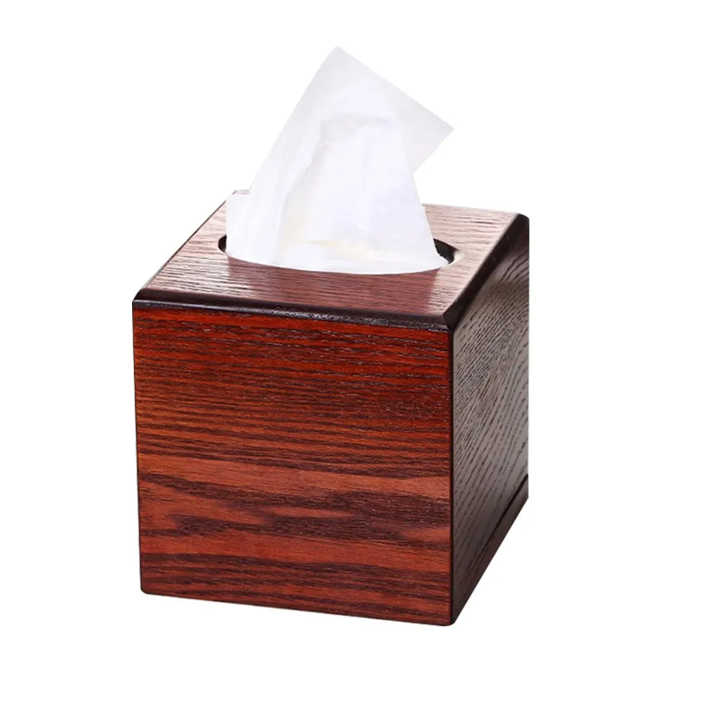 Бумажный чехол для салфеток Kleenex, коробки для туалетной бумаги, салфетки для ванной комнаты и автомобиля, держатель для салфеток, Коробка для полотенец из натурального дерева, Коробка для полотенец