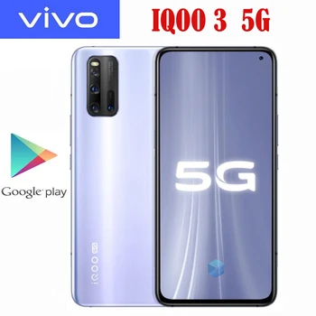 

Original Vivo IQOO 3 5G Cell Phone Snapdragon 865 Android10 6.44inch Super AOLED 2400x1080P 55W Super Charger 4440Mah NFC