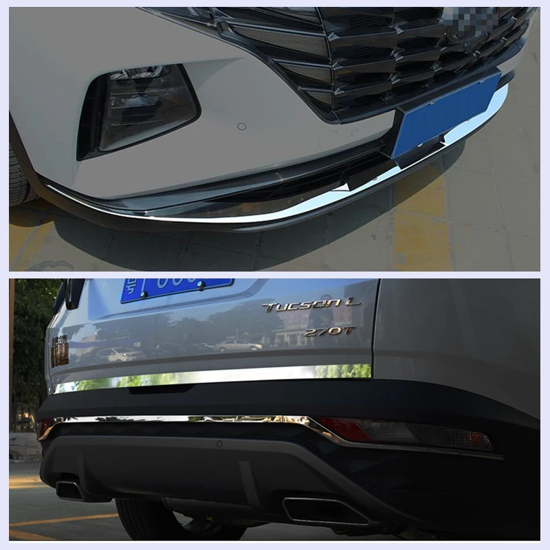 Car Accessories Front Under Bumper / Rear Fog Lamps Strip / Trunk