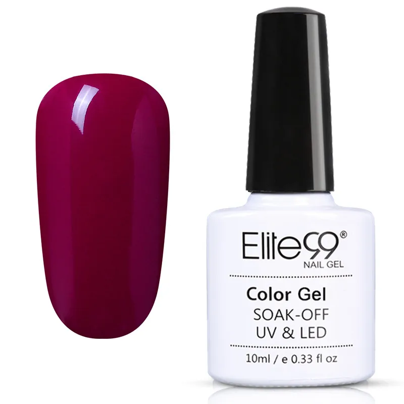 Elite99 Alcoholic Removal One Step Gel 10ml One Step UV Gel Varnish 3 in 1 Nail Polish LED Soak off Hybrid Long Last Gel Lacquer - Цвет: 0009