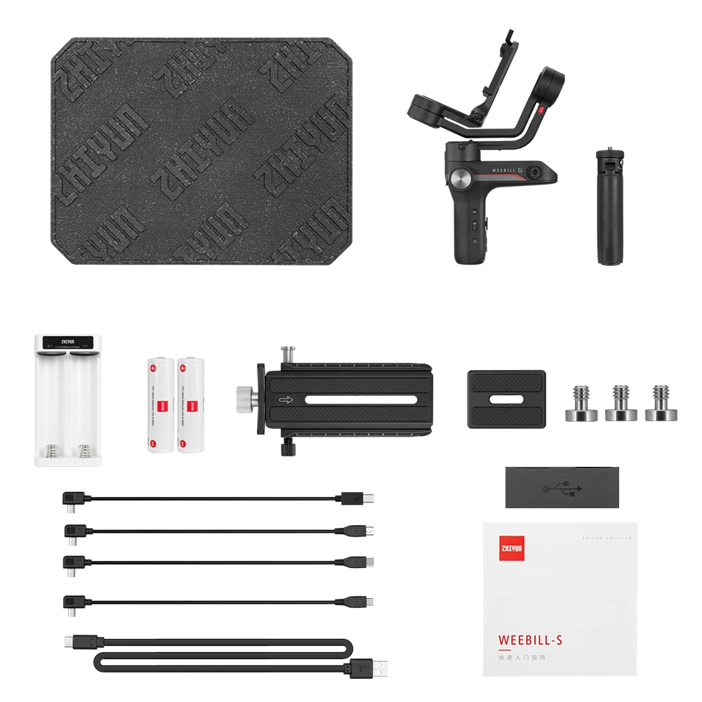 Zhiyun 3-Axis Камера ручной шарнирный стабилизатор для камеры GoPro Поддержка автоматической настройки мгновенный установки приложений с цифровой зеркальной камеры Canon Nikon sony DSLR Камера s