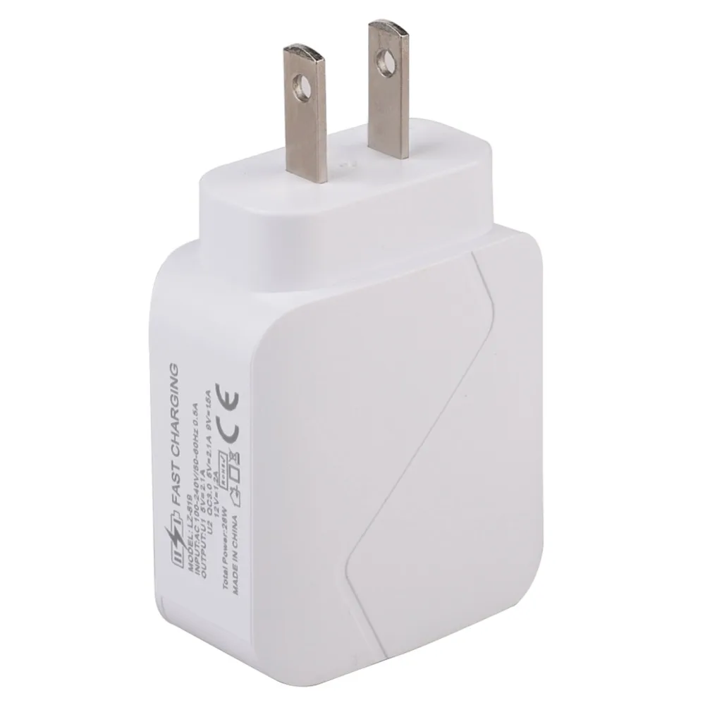 Быстрое зарядное устройство USB со светом 3,0 18 Вт QC 3,0 быстрое зарядное устройство для мобильного телефона зарядное устройство для iPhone samsung S10 huawei Xiaomi