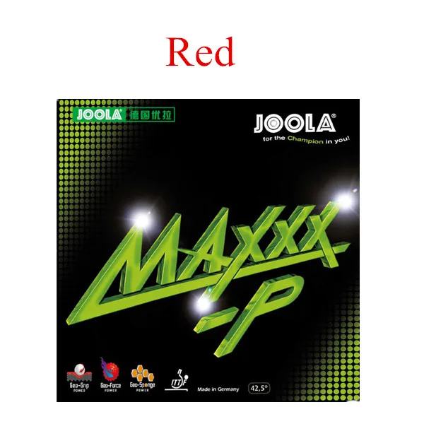 Joola MAXXX-P(speed& Spin, для 40+) MAXXX-P Pips-in настольный теннис резиновая губка для пинг-понга Tenis De Mesa - Цвет: Red