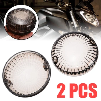 

Mayitr 2Pcs Motorcycle Smoke Turn Signal Light Indicator Lens Cover For Yamaha V-Star 1100 Silverado 650 Road Star V-Max