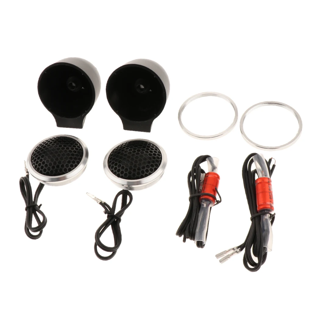 Pair Of Mini Car 20mm Component Dome Tweeter Speakers For Car Audio System