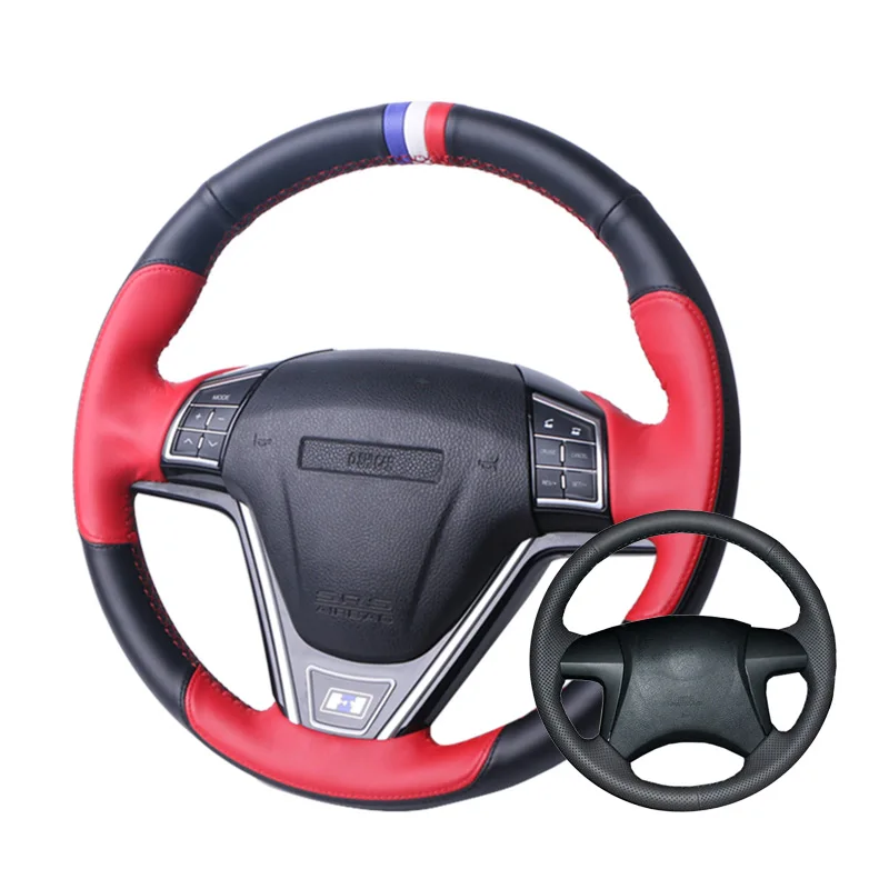 Чехол рулевого колеса автомобиля Diy на заказ рулевая обёртка для Toyota Highlander Toyota Camry 2007-2011
