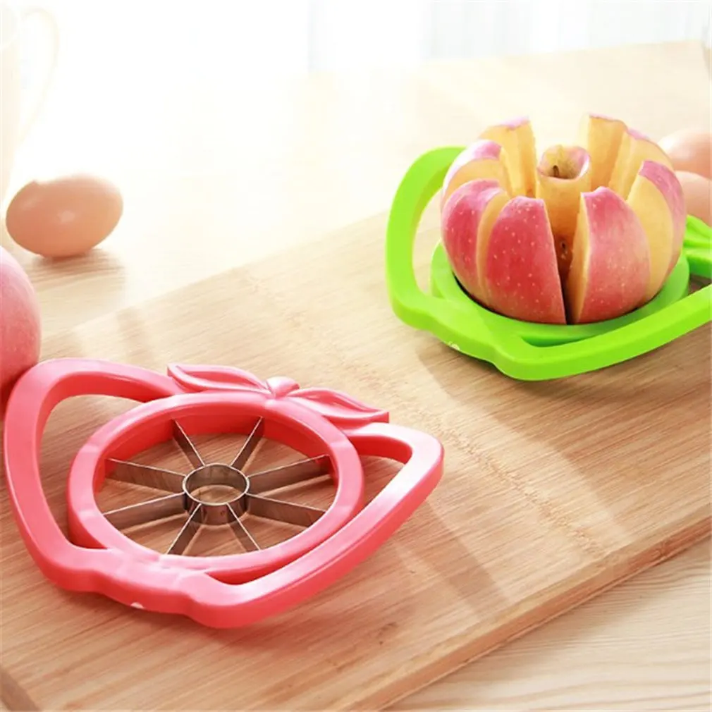 Приспособление для резки фруктов из нержавеющей стали в форме яблока, нож для резки яблок, кухонные инструменты для приготовления пищи