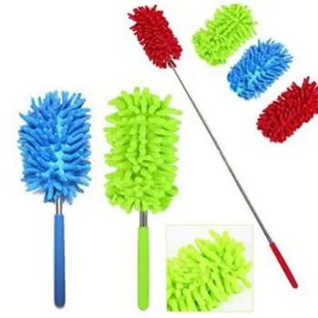 

Adjustable Cars Cleaning Dusters Multifunction Chenille Dusting Brush Feather Duster Dust Shan Keyboard Brushes 1PC