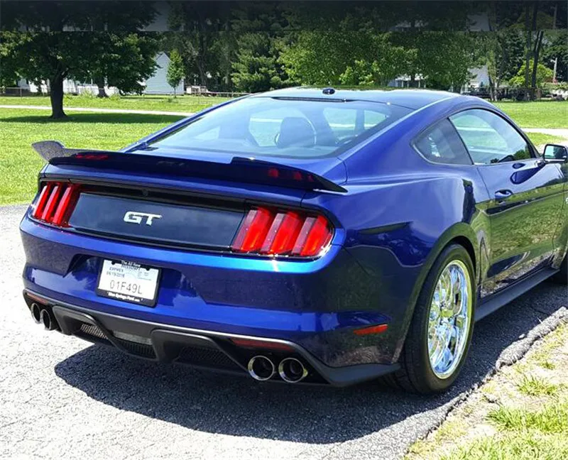 Подходит для Ford Mustang задний спойлер 16 17 18 19 20 Mustang mmd Стиль углеродного волокна автомобильный спойлер багажник задний губа крыло хвост