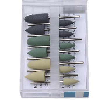 

12PCs Drilling Dental Low Speed Grinding Head Tooth Polishing And Smoothing Tools Dental Grinding Head Resin Polishing Machine