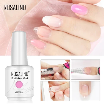

15ml High Viscosity Semi-transparent Builder LED Gel Clear Pink Camouflage Venalisa Nail Building Extending UV LED Builder Gel