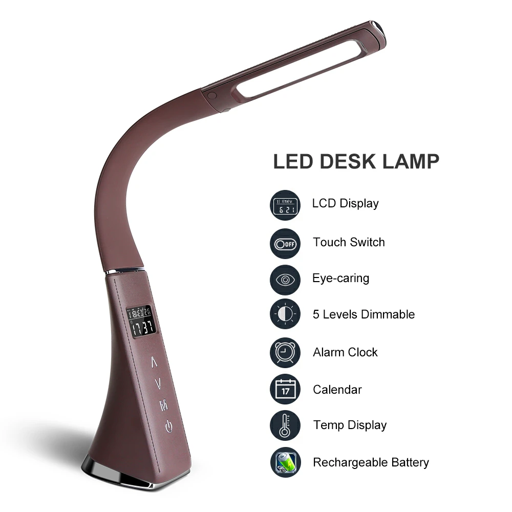 dimmable led desk lamp with touch control
