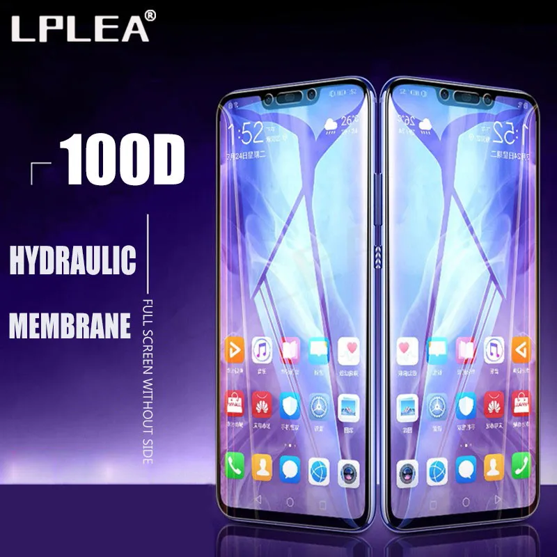 Защитная пленка 100D Гидрогелевая для Huawei P30 Lite Mate 10 20 30 Pro Nova 5t P Smart 2019 не