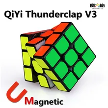 QIYI Mofangge Thunderclap V3 3x3x3 Магнитный куб профессиональный скоростной пазл магические магниты кубики без наклеек Cubo Magico