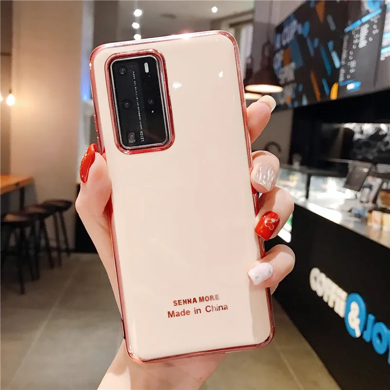 Роскошный тонкий мягкий ТПУ милый чехол для Huawei Mate 10 20 30 P10 P20 P30 P40 pro lite