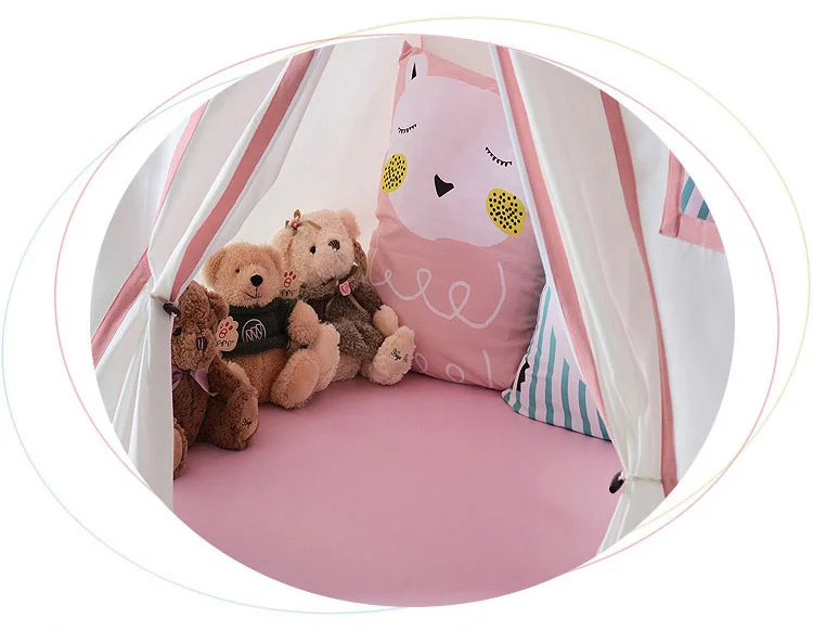 Детская палатка, игровой домик, Крытый игрушечный домик принцессы для девочек и мальчиков, складной маленький домик, палатка, кровать, домашняя пижама