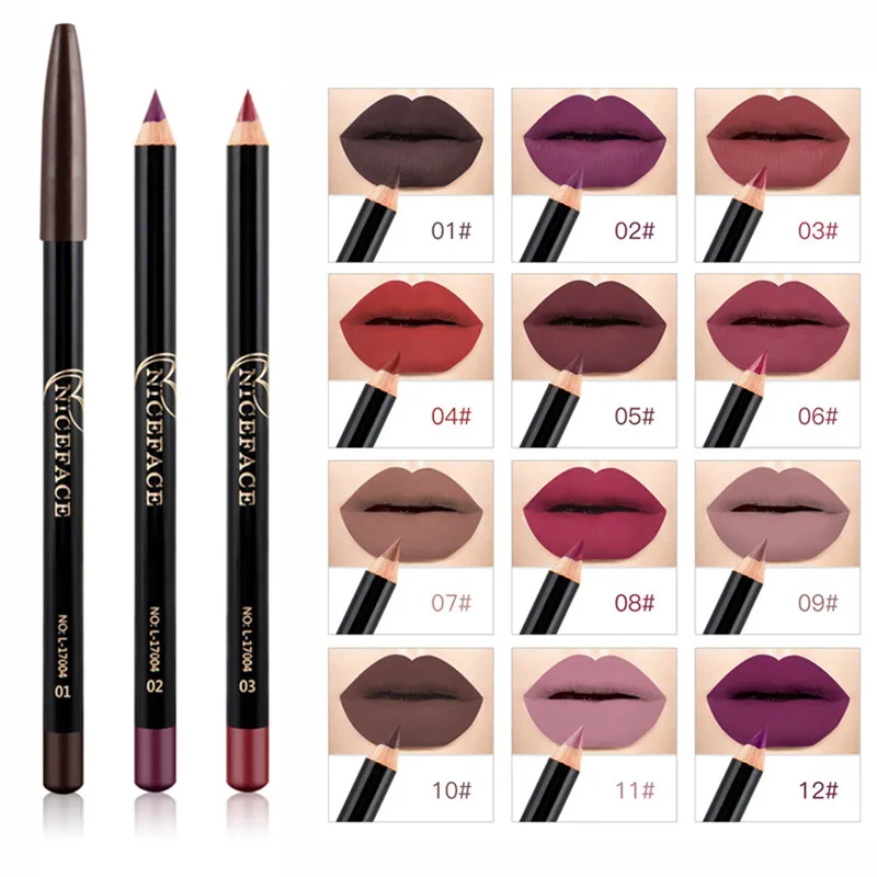 6 Colors Velvet Semi Matte Lipstick Makeup Moisturizing Long Lasting Easy to Wear Cosmetics Non drying Lip Gloss Brown Pigments| |