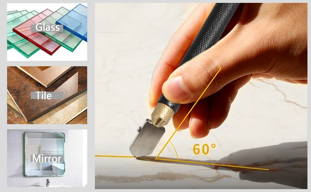 Upgrade Your Glass Cutting with Our 2-20mm Pencil-Style Carbide Tip Tool & Glass  Cutting Oil! - AliExpress