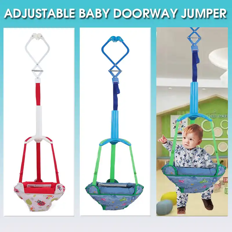 Baby Doorway Jumper Bouncing Infant Safety Toddler Toys Learning Adjustable Exercise Swing Hanging Seat Walker Indoor Activity Bouncers Jumpers Swings Aliexpress