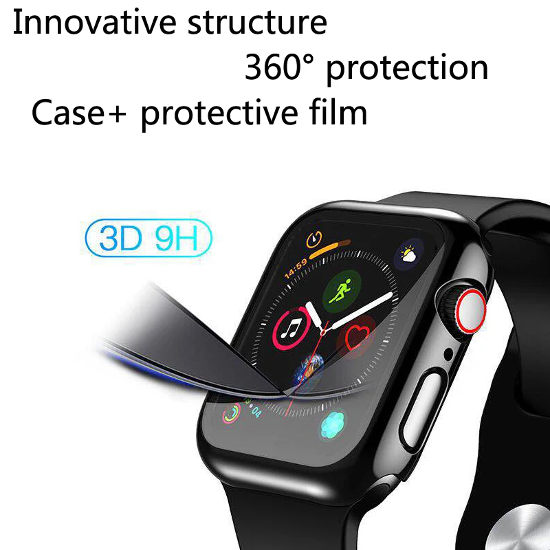 Защитная пленка 360 для Apple watch 5 4 44 мм 40 correa 42 38 Гидрогелевая корпус iwatch 3 2 1
