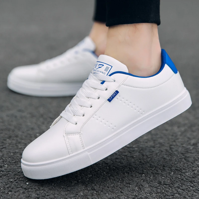 

2019 new breathable skateboard shoes men's outdoor wear casual shoes classic small white shoes flat shoes sneakers men