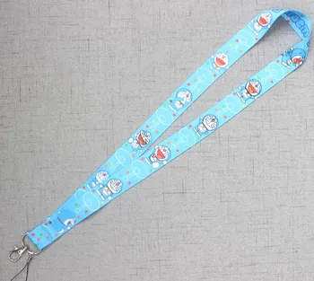 

New 100 pcs cartoon Doraemon Cello Phone Key Chain Neck Strap Keys Lanyards gift