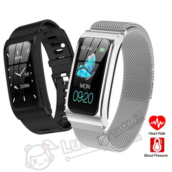 

Smart Bracelet AK12 Men Women Heart Rate Band Sleep Monitor Blood Pressure Fitness Tracker Waterproof Color Screen Sports Watch