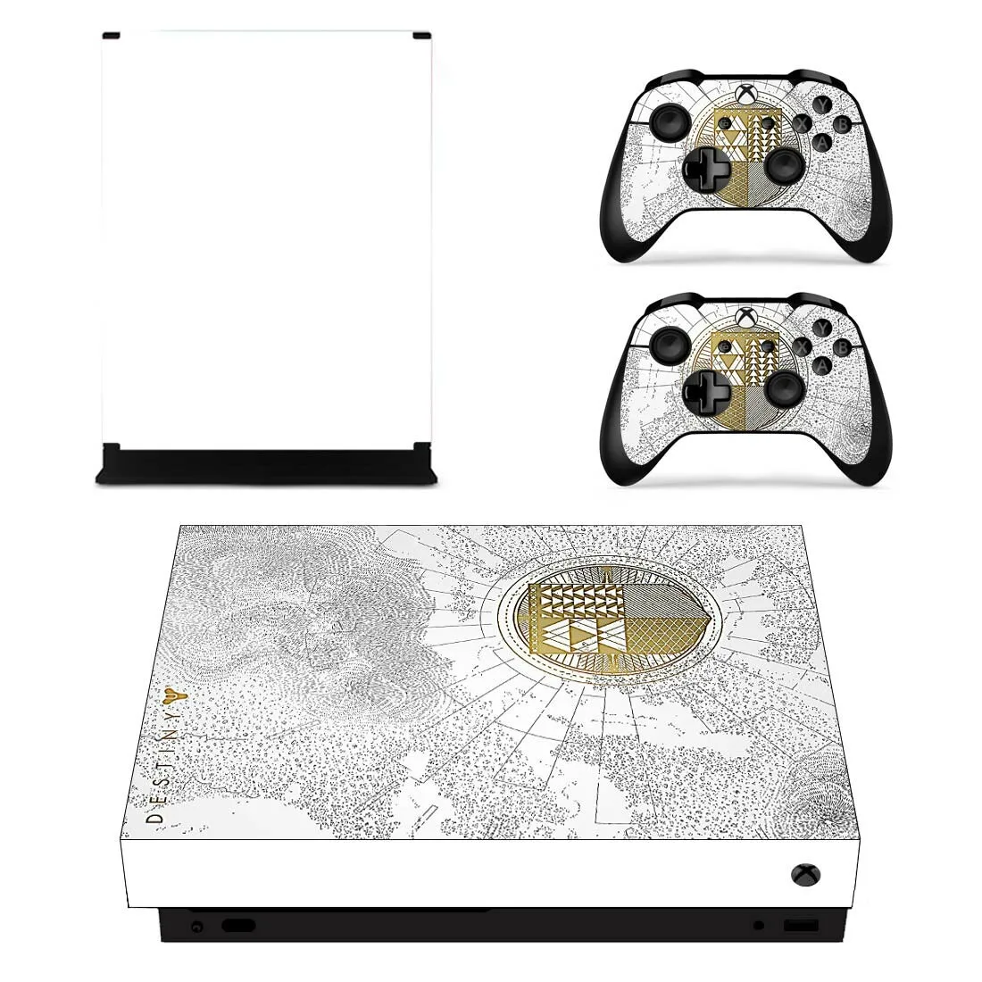 Destiny 2 Стикеры s для Xbox One X из винила и кожи Стикеры наклейки для домашнего декора для Xbox one X Xbox Slim консоли пульты дистанционного управления скины